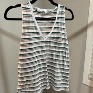 Madwell Tank top, striped size Small